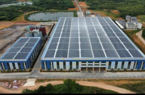 509-2022年4月，安徽池州汇成物资4MW光伏发电BIPV项目，年发电约400万度，满足约40%用电需要.jpg